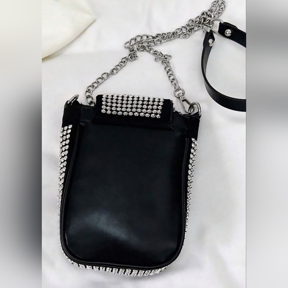 Punk/Gothic Shiny Rhinestone Chain Strap Bag " Gift Bundle" - Picture 9 of 9
